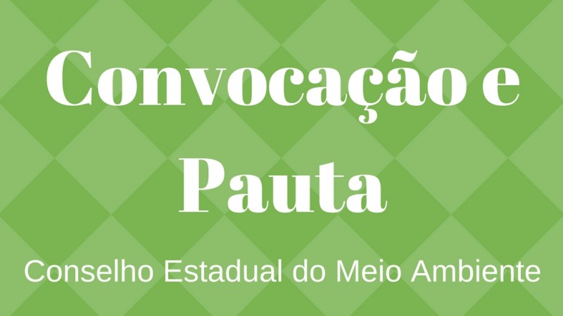 Convocação e Pauta