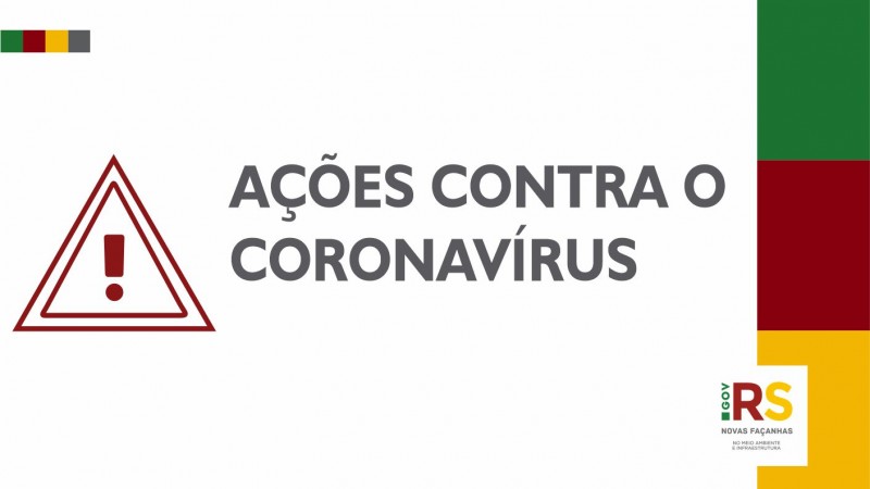 Ações contra o coronavírus.