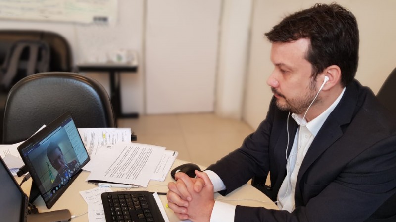 Artur Lemos Júnior em reunião nacional com o Ministro do Meio Ambiente