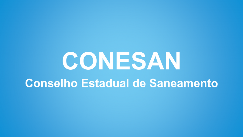 Conselho Estadual de Saneamento - CONESAN