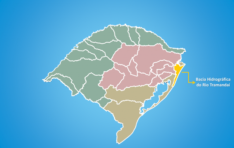 Localização da Bacia Hidrográfica do Rio Tramandaí