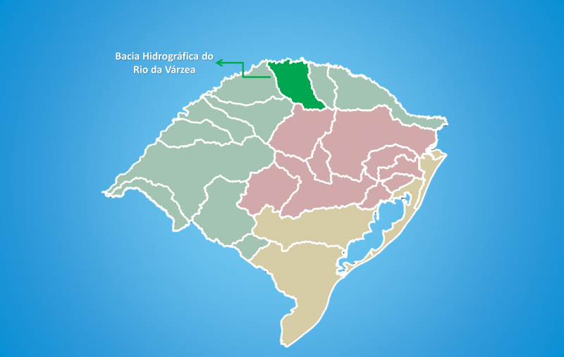 Localização da Bacia Hidrográfica do Rio da Várzea