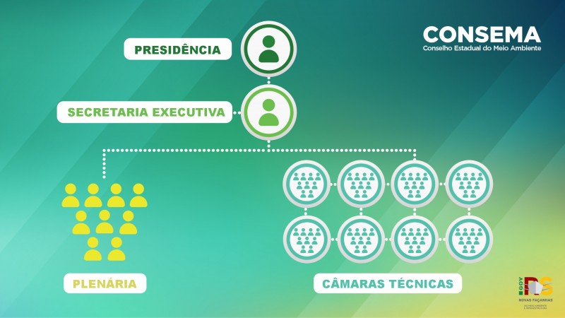 Consema é estruturado conforme a Lei Estadual 10.330/1994