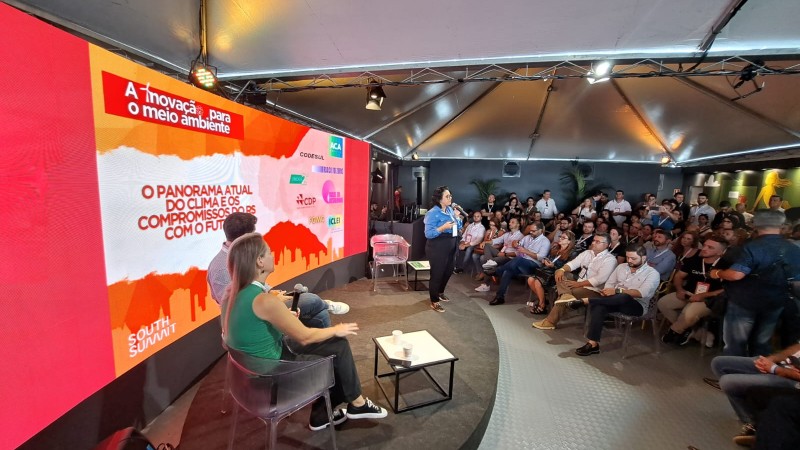A secretária Marjorie apresentou os avanços na área do meio ambiente e das ferramentas tecnológicas.