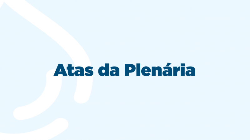 Atas da Plenária do CRH/RS