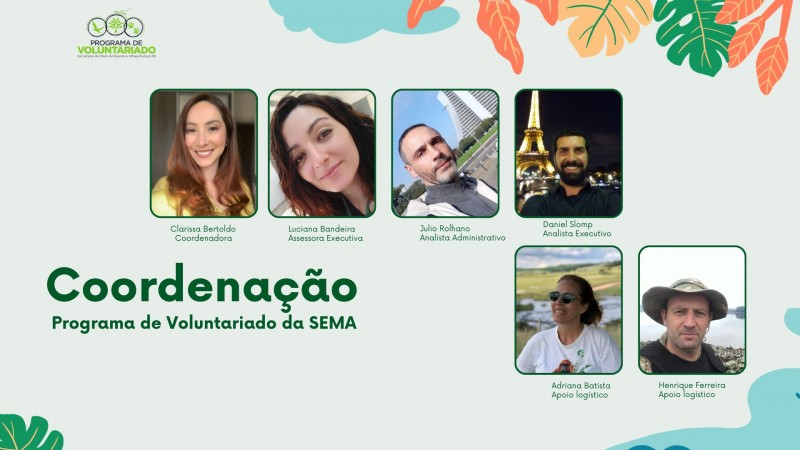Coordenação Programa de Voluntariado SEMA