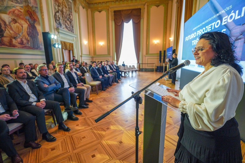 Secretária do Meio Ambiente e Infraestrutura, Marjorie Kauffmann, fala sobre a importância das energias renováveis para o Estado