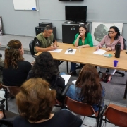 Reunião entre representantes da Sema e servidores de diferentes áreas 